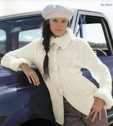 Faux Button Jacket