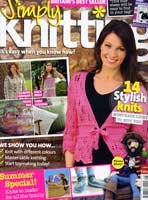 Simply Knitting July 2007 available here