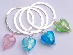 Paua Stitch Markers