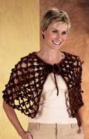 Dune Crochet Cape with Chips