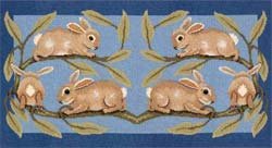 Rabbits Rug