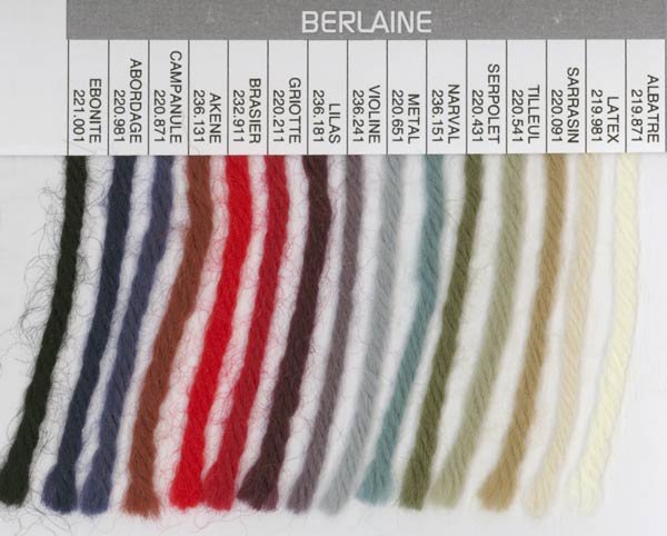 Bergere de France Shade Card