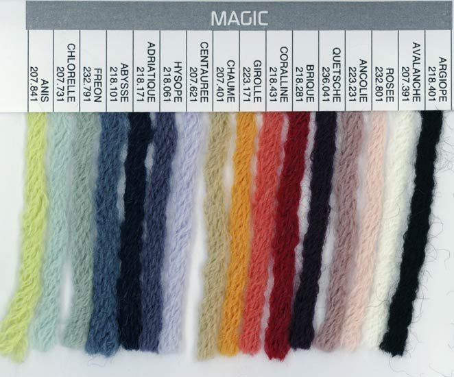 Bergere de France Shade Card