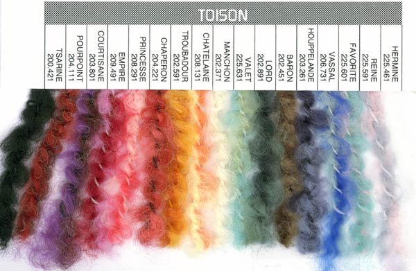 Bergere de France Shade Card