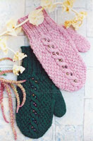 Beaded Cable Mittens-16 left