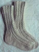 Lace Rib Socks-5 left