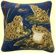Frogs Cushion / Picture